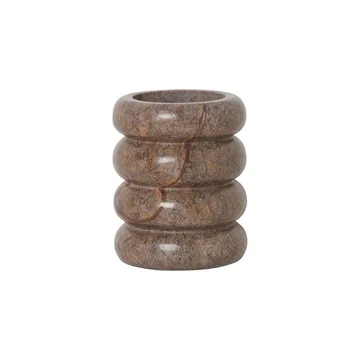 Bendum tandborstmugg - Brun marmor - Ferm Living