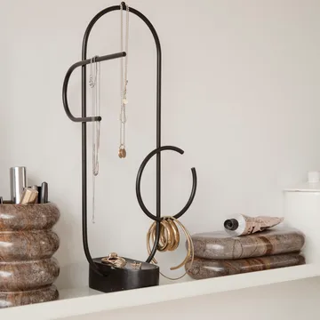 Bendum tandborstmugg - Brun marmor - Ferm Living