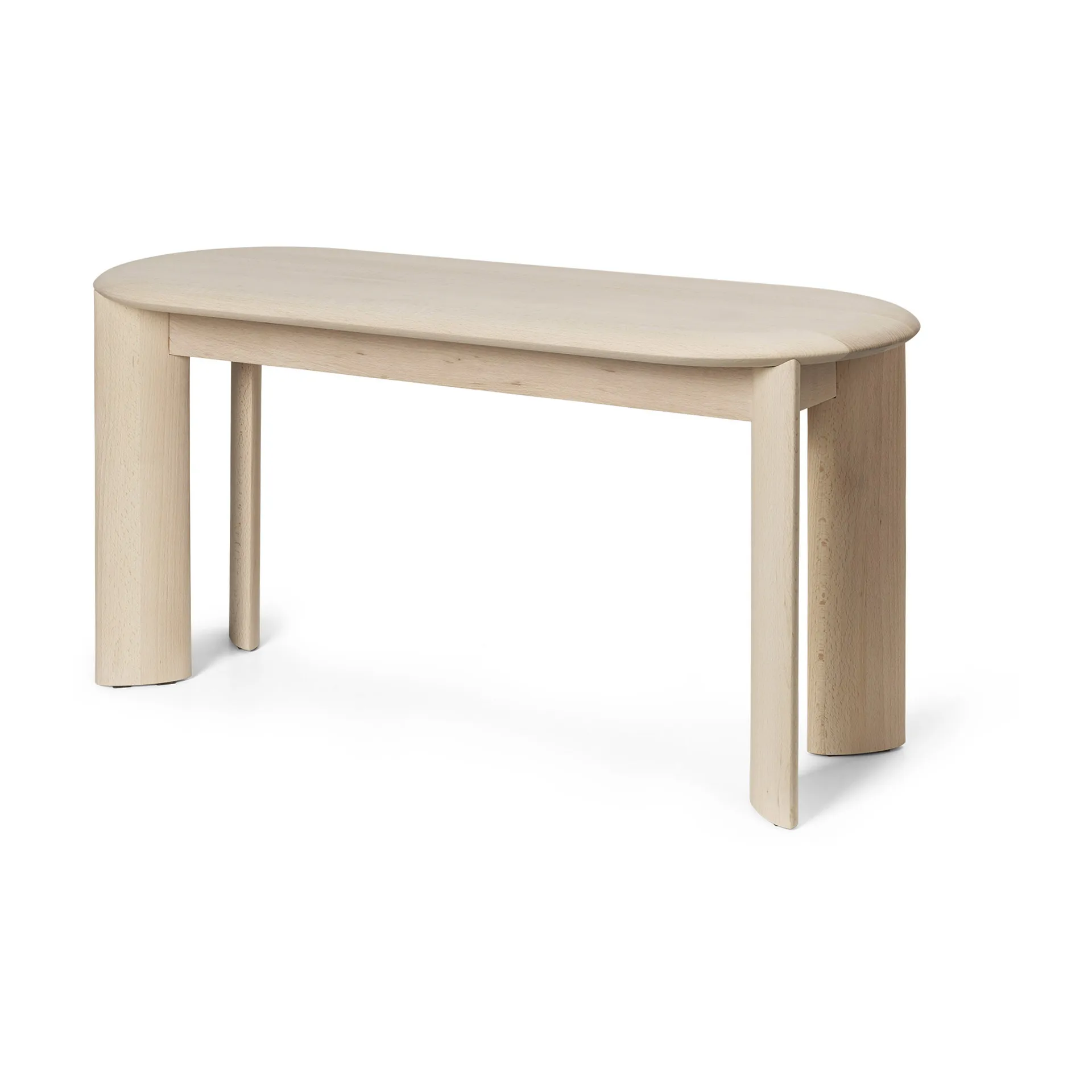 Bevel bänk 90 cm, Vitoljad bok Ferm Living