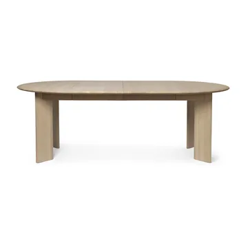Bevel Extendable matbord - Vitoljad bok, incl. 2 st iläggsskivor - Ferm Living