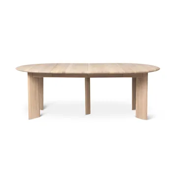 Bevel Extendable matbord - Vitoljad ek, inkl. 2 st iläggsskivor - Ferm Living