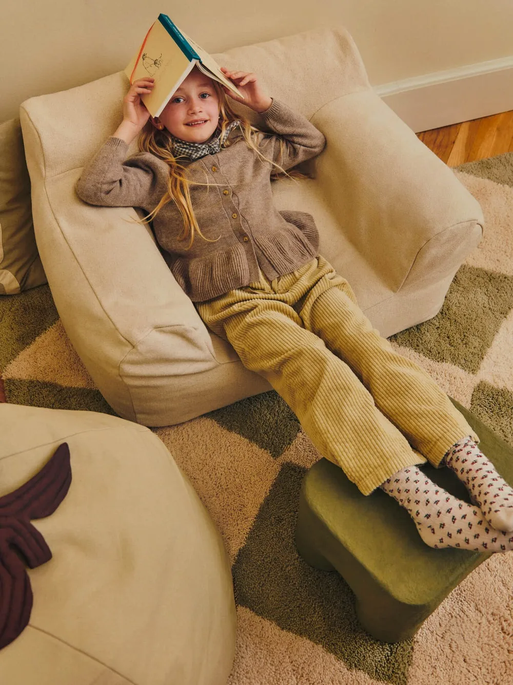 Billow bean bag fåtölj, Off-white Ferm Living