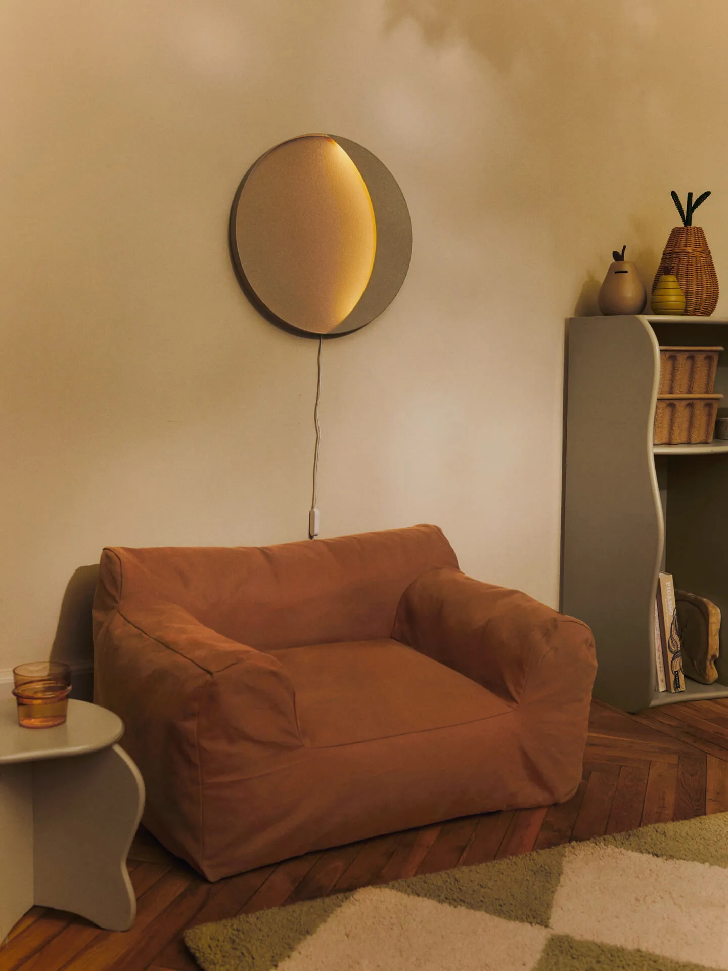 Billow bean bag fåtölj, Tan Ferm Living