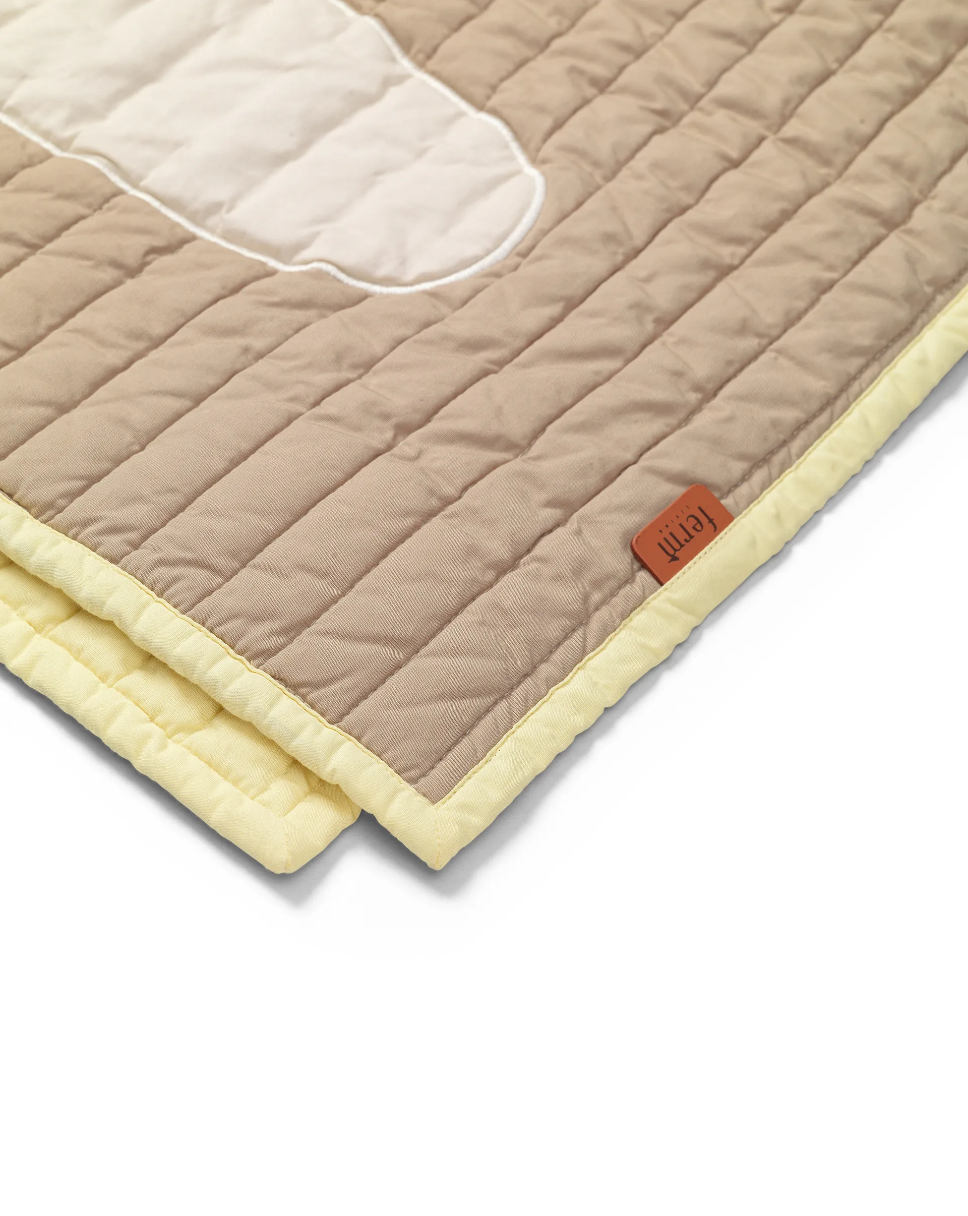Bird quiltad filt, Beige Ferm Living
