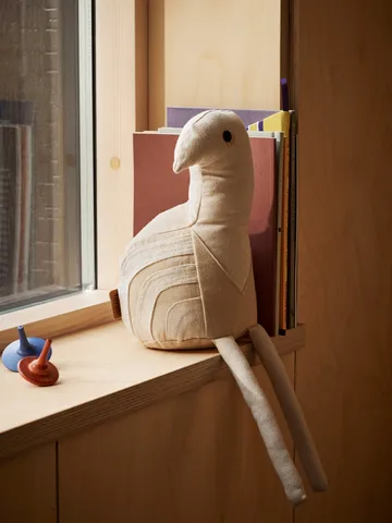 Birdy Teddy gosedjur - Natural-Off-white - Ferm Living