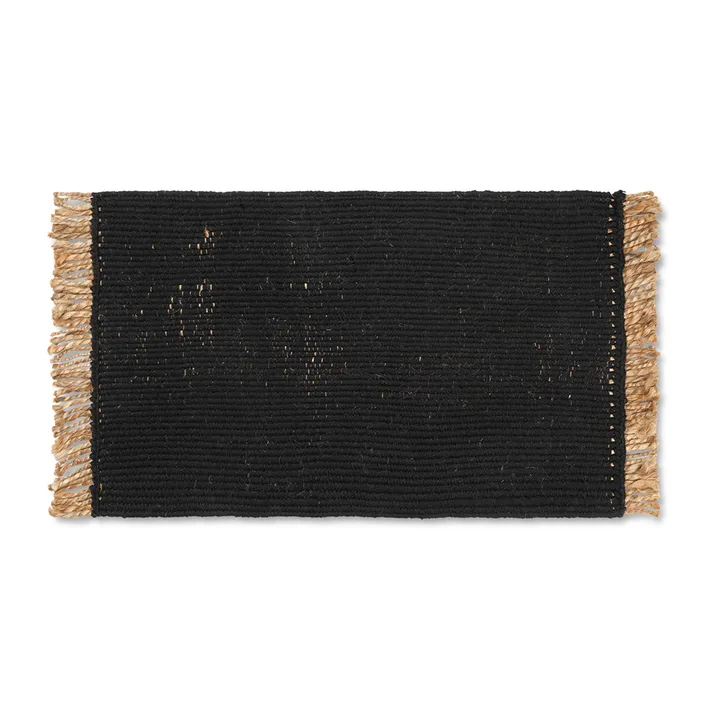 Block dörrmatta 50x80 cm - Black-natural - Ferm Living