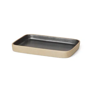 Bon dekorationsbricka liten - Beige-svart - Ferm Living