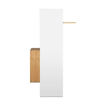 Bon hallway cabinet klädhängare med spegel - Oiled Oak - Ferm Living
