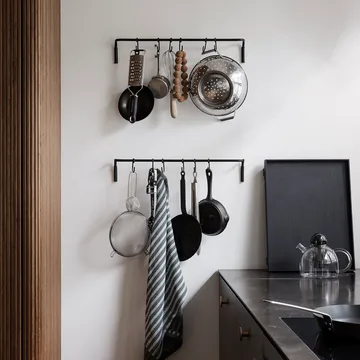 Bon träbricka large - Svartbetsad ek - Ferm Living