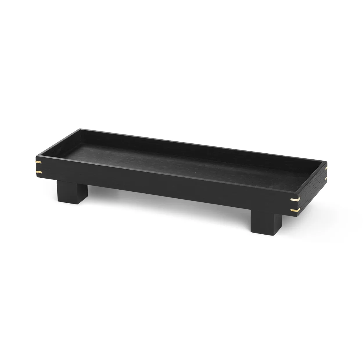 Bon träbricka X small, Svartbetsad ek Ferm Living