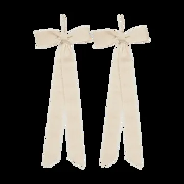Bow dekorationshänge small 15x40 cm 2-pack - Natural - Ferm Living