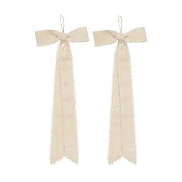 Bow dekorationshänge small 15x40 cm 2-pack - Natural - Ferm Living