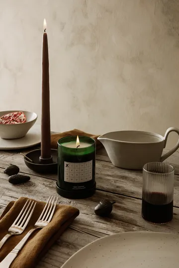 Bowl ljusstake Ø10 cm - Blackened aluminium - Ferm Living