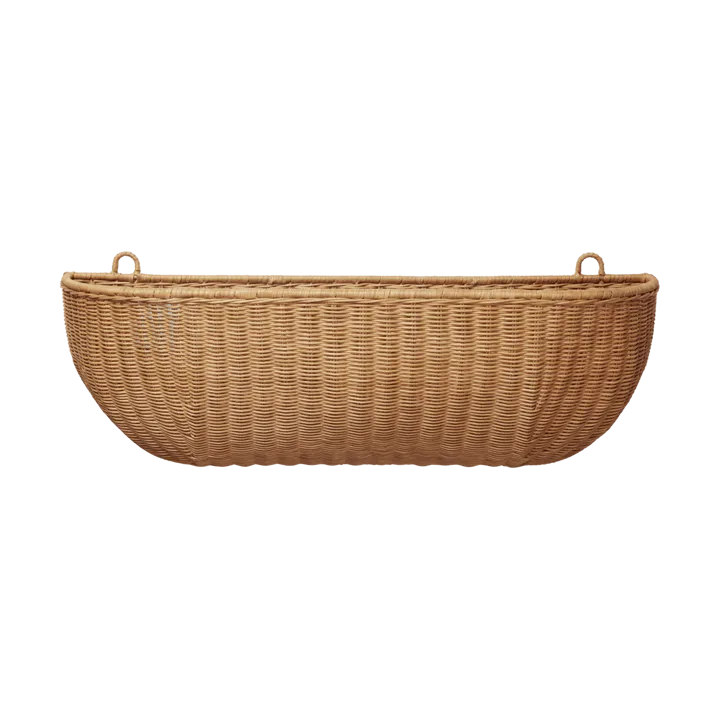 Braided wall pocket väggkorg 25x75 cm - Natural - Ferm Living