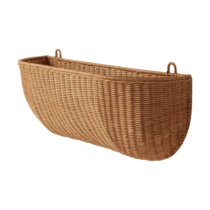Braided wall pocket väggkorg 25x75 cm, Natural Ferm Living