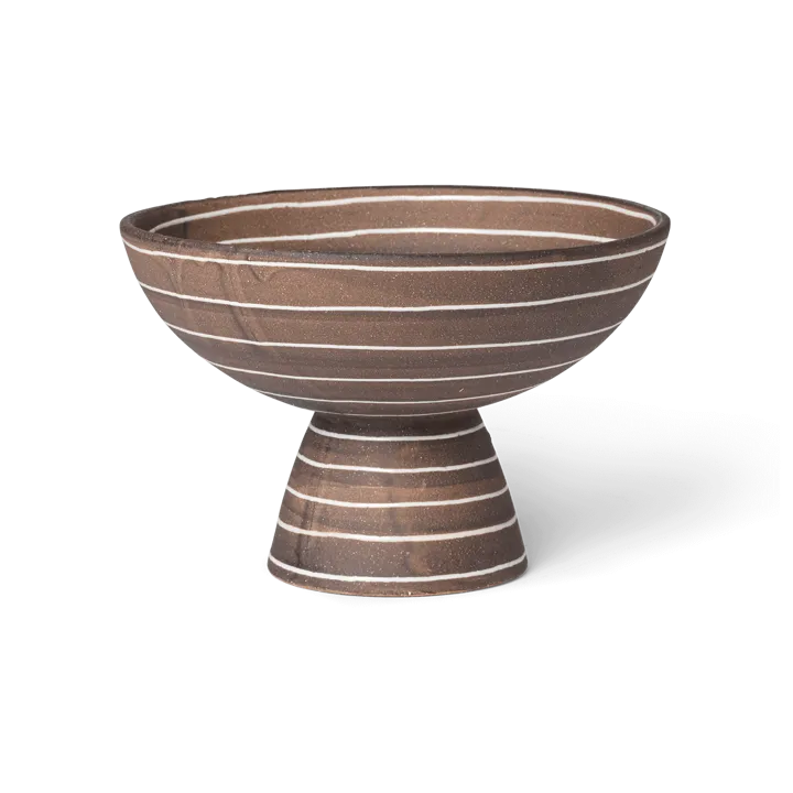 Brura skål Ø21,5 cm - Coffee-white - Ferm Living