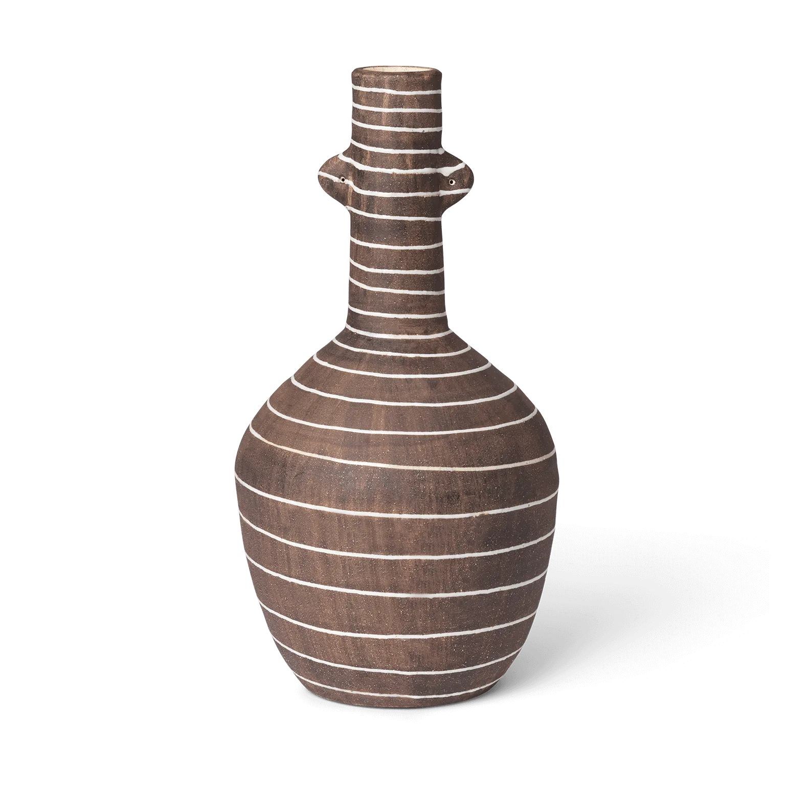 Brura vas 32 cm, Coffee-white Ferm Living