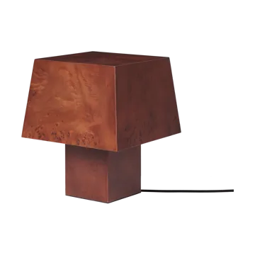 Burl bordslampa 33 cm - Dark stained burl - Ferm Living