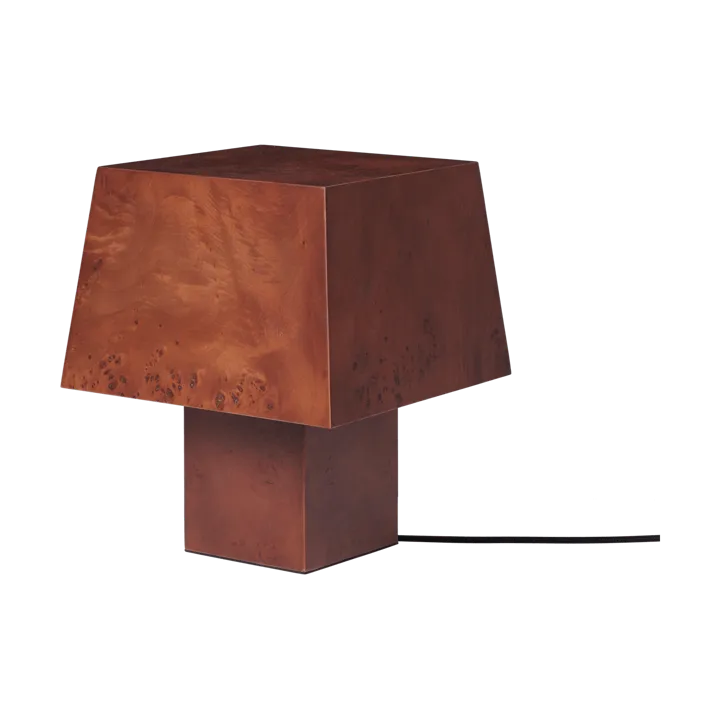 Burl bordslampa 33 cm - Dark stained burl - Ferm Living