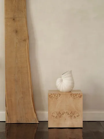 Burl Cube sidobord 40x40 cm - Natural - Ferm Living