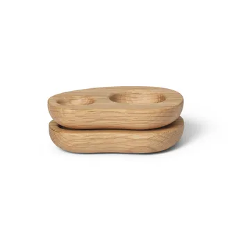 Cairn äggkopp 2-pack - Oak - Ferm Living