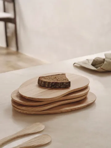 Cairn butter boards bricka 4-pack - Oak - Ferm Living