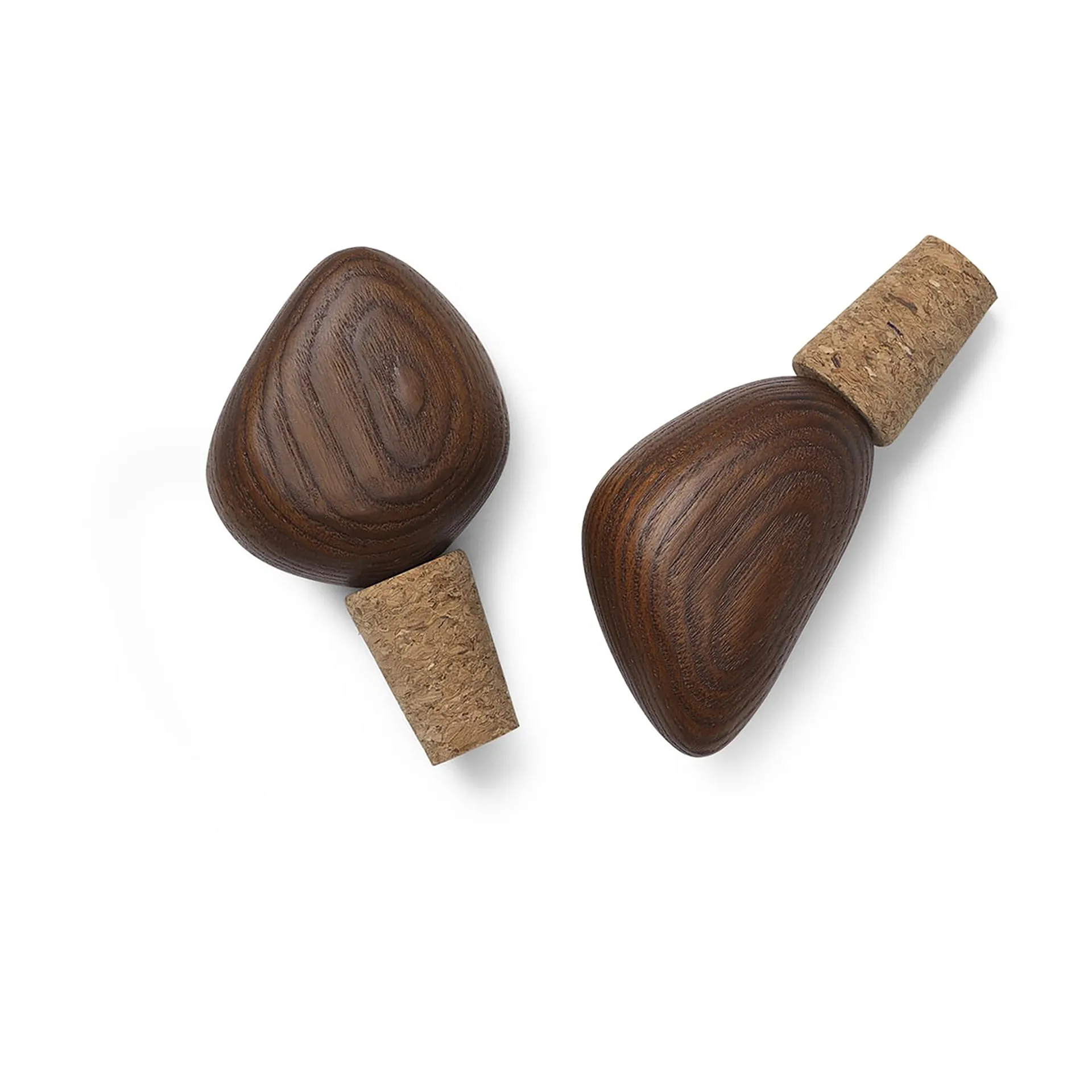 Cairn vinförslutare 2-pack, dark brown Ferm Living