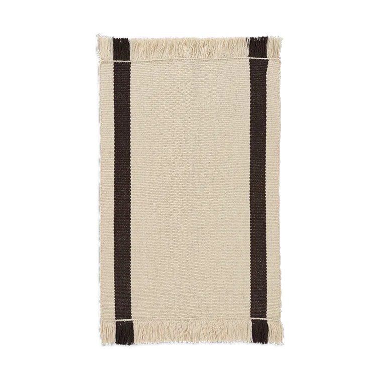 Calm kelim dörrmatta, Off-white, Coffee, 50x70 cm Ferm Living