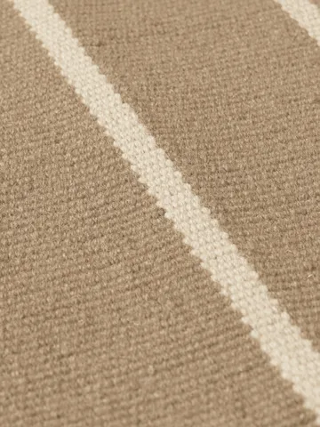 Calm kelim matta - Dark Sand, Off-white, 200x300 cm - Ferm Living
