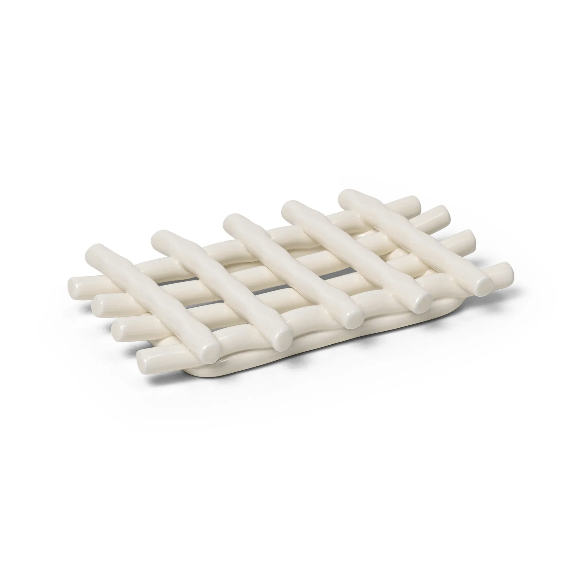 Ceramic tvålfat 10x14,5 cm, Off-white Ferm Living