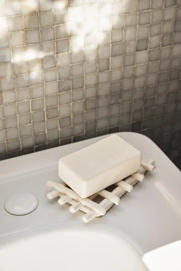 Ceramic tvålfat 10x14,5 cm - Off-white - Ferm Living