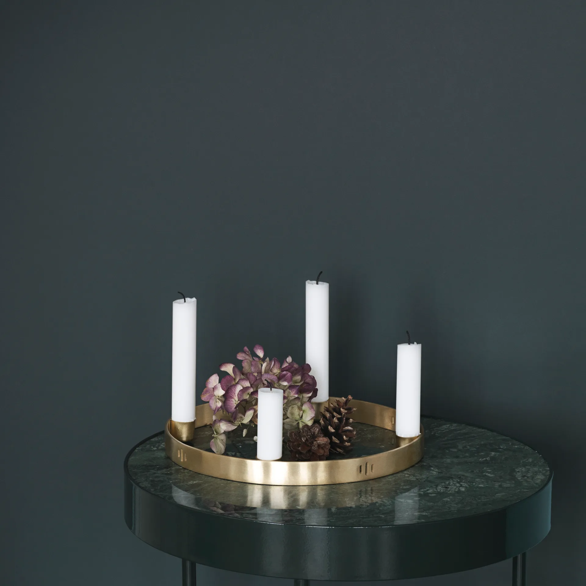 Circle mässing ljusstake, liten Ferm Living