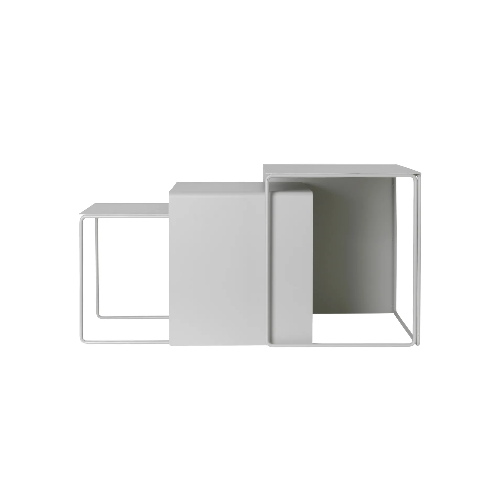 Cluster bord 3-pack, ljusgrå Ferm Living