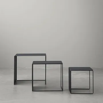 Cluster bord 3-pack - svart - Ferm Living