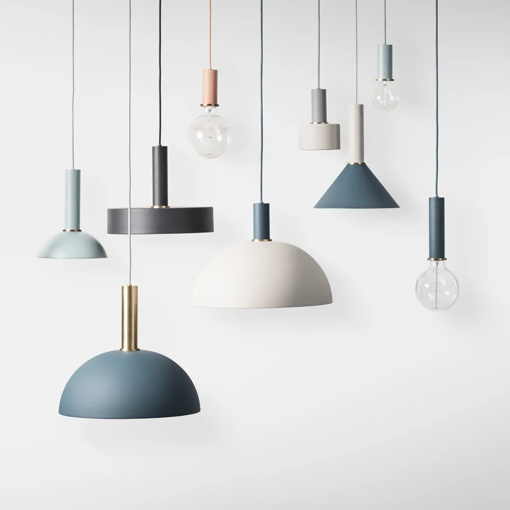 Collect Lampskärm, brass, dome Ferm Living