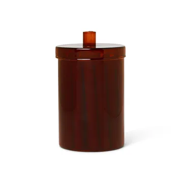 Countdown to Christmas glasburk med 24 ljus - Mörkröd - Ferm Living