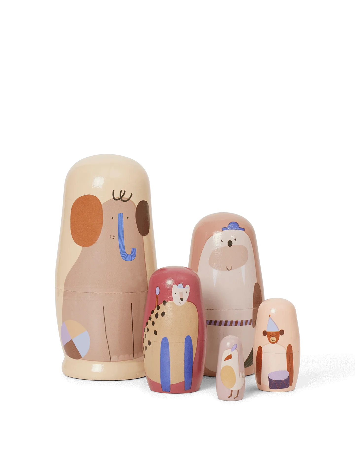 Critter dockor Ø6,4x14 cm, Multi Ferm Living