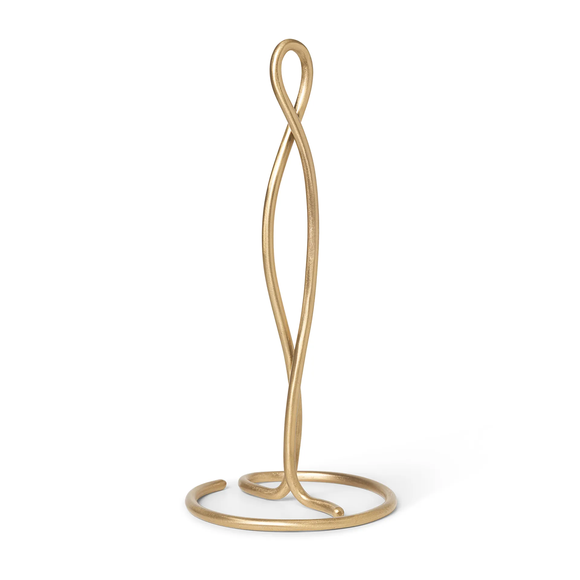 Curvature hushållspappershållare, Mässing Ferm Living