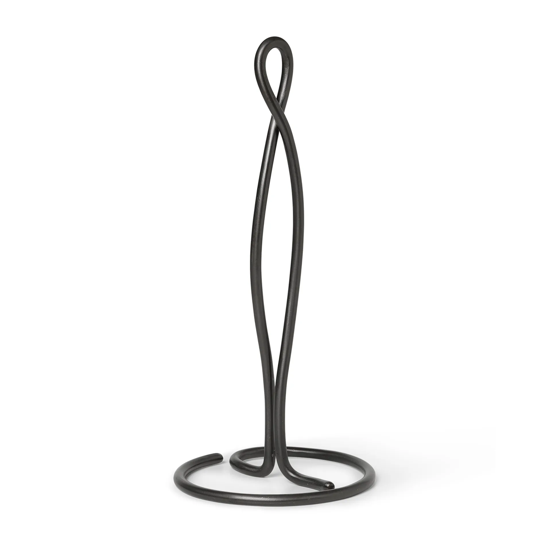 Curvature hushållspappershållare, Svart mässing Ferm Living