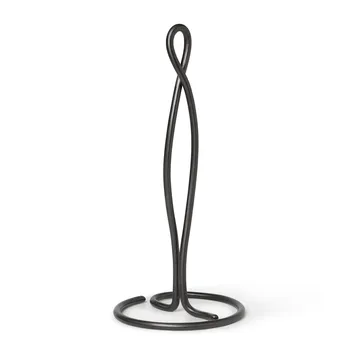 Curvature hushållspappershållare - Svart mässing - Ferm Living