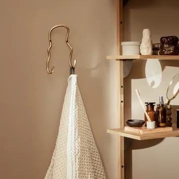 Curvature krok dubbel - Mässing - Ferm Living