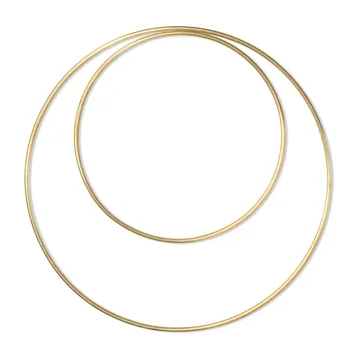 Deco dekorationsring Ø45 cm - Mässing - Ferm Living
