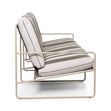 Desert 3-sits soffa - Cash stripe-chocolate - Ferm Living