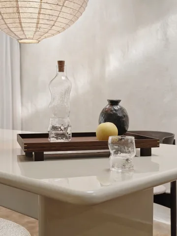 Dimple glas 27 cl 2-pack - Clear - Ferm Living