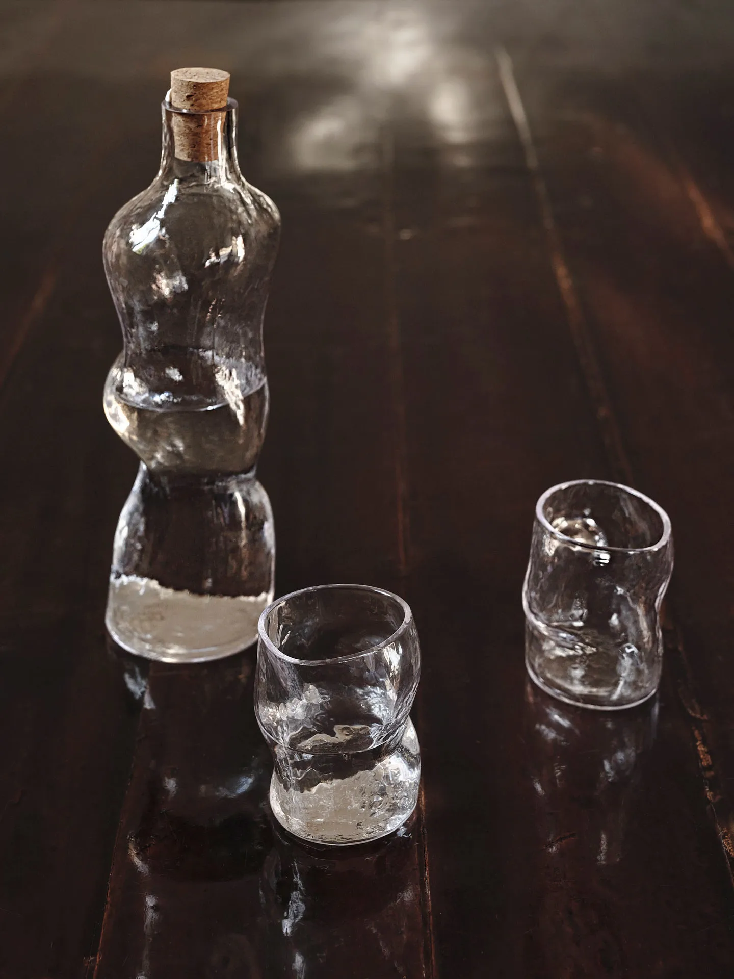 Dimple glas 27 cl 2-pack, Clear Ferm Living