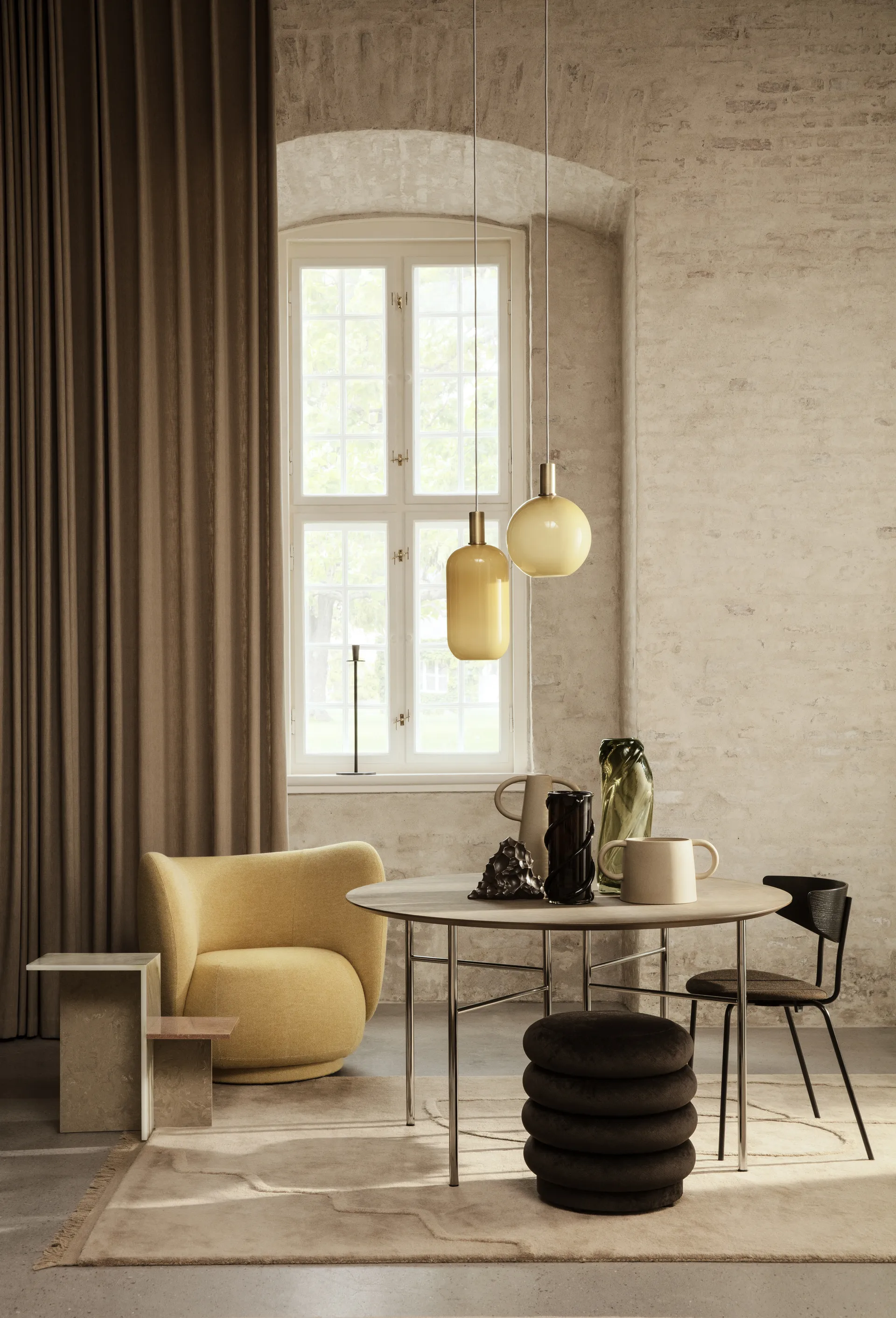 Distinct sidobord 59,5x35x50 cm, Multi Ferm Living