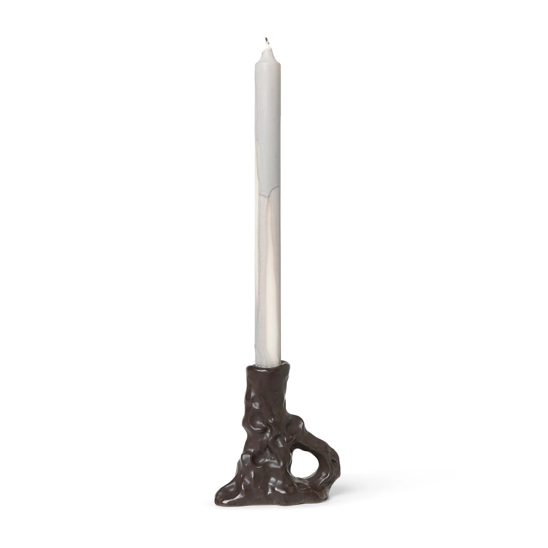 Dito ljusstake, Dark Brown Ferm Living