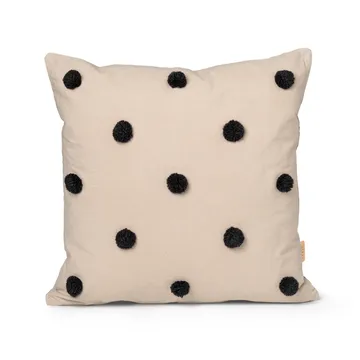 Dot kudde 50x50 cm - Sand-black - Ferm Living