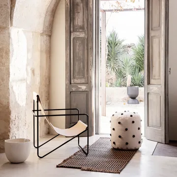 Dot puff Ø39 cm - Sand-black - Ferm Living