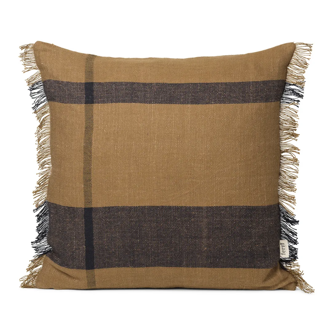 Dry kudde 50x50 cm, Sugar kelp-black Ferm Living